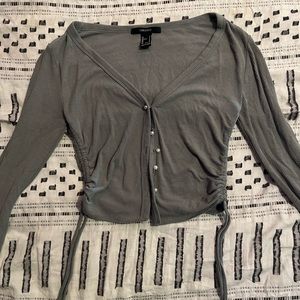 Forever 21 button up long sleeve, size S